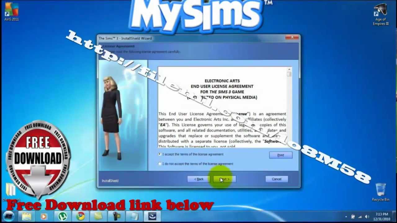 sims free mac